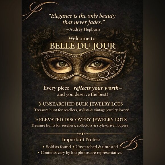 ⚜️ 2 LB Gold & Silver Jewelry Blowout | Vintage, Boho, Glam, Statement ⚜️ - Picture 6 of 15